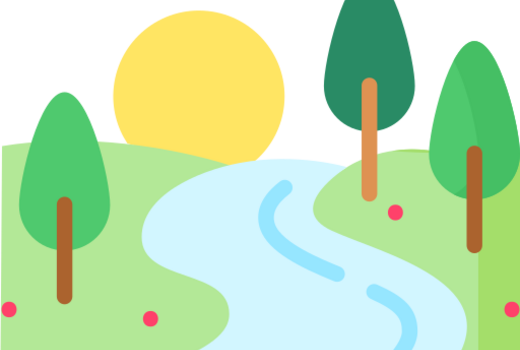 Поселки у реки